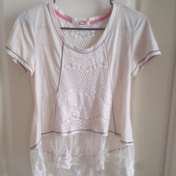 Lace T Shirt - Picture 1 of 3